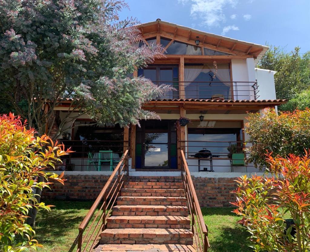 Mirador Valeisa Hotel Guatavita ภายนอก รูปภาพ